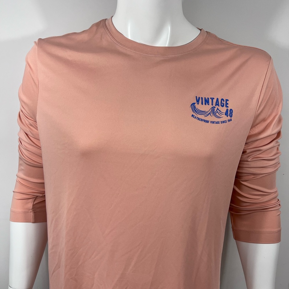 WEATHERPROOF  VINTAGE “DUSTY PINK”  SIZE EXTRA LARGE (XL)RASH GUARD UPF 50+